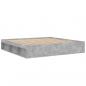 Preview: Bettgestell Betongrau 200x200 cm