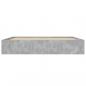 Preview: Bettgestell Betongrau 200x200 cm