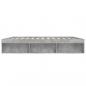 Preview: Bettgestell Betongrau 200x200 cm