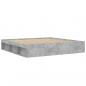 Preview: Bettgestell Betongrau 200x200 cm