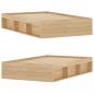 Preview: Bettgestell Sonoma Eiche 120x190 cm