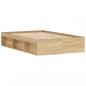 Preview: Bettgestell Sonoma Eiche 120x190 cm