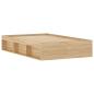 Preview: Bettgestell Sonoma-Eiche 120x200 cm