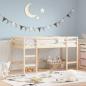Preview: ARDEBO.de - Kinderhochbett mit Leiter 80x200 cm Massivholz Kiefer
