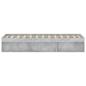 Preview: Bettgestell Betongrau 120x200 cm
