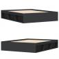 Preview: Bettgestell Schwarz 140x200 cm
