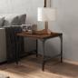 Preview: Beistelltisch Braun Eichen-Optik 40x40x35 cm Holzwerkstoff