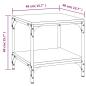 Preview: Beistelltische 2 Stk. Braun Eiche 40x40x40 cm Holzwerkstoff