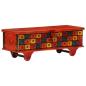 Preview: Aufbewahrungstruhe Rot 110 x 40 x 40 cm Massivholz Akazie