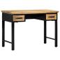 Preview: Schreibtisch 110 x 50 x 76 cm Mangoholz Massiv