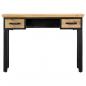 Preview: Schreibtisch 110 x 50 x 76 cm Mangoholz Massiv