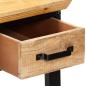 Preview: Schreibtisch 110 x 50 x 76 cm Mangoholz Massiv