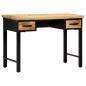 Preview: Schreibtisch 110 x 50 x 76 cm Mangoholz Massiv