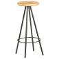 Preview: Barhocker 2 Stk. Raues Mangoholz 