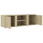 Preview: TV-Schrank Sonoma-Eiche 120x34x37 cm Holzwerkstoff
