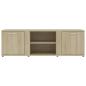 Preview: TV-Schrank Sonoma-Eiche 120x34x37 cm Holzwerkstoff