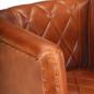 Preview: Sessel Braun Echtes Ziegenleder 