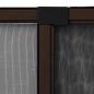 Preview: Ausziehbarer Insektenschutz für Fenster Braun (75-143)x50 cm
