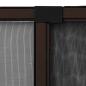 Preview: Ausziehbarer Insektenschutz für Fenster Braun (75-143)x50 cm