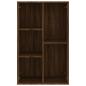 Preview: Bücherregal/Sideboard Braun Eiche 50x25x80 cm Holzwerkstoff