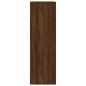 Preview: Bücherregal/Sideboard Braun Eiche 50x25x80 cm Holzwerkstoff