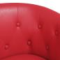 Preview: Clubsessel Rot Kunstleder