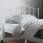 Preview: ARDEBO.de - Kopfteil Metall Weiß 107 cm