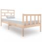 Preview: Massivholzbett Kiefer 75x190 cm
