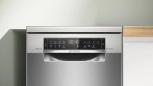 Preview: Bosch SPS6YMI14E Serie 6 Standgeschirrspüler, 45 cm breit, 10 Maßgedecke, Silence Plus, 3-fach Rackmatik, Silver Inox
