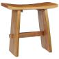 Preview: Hocker Massivholz Teak