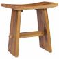 Preview: Hocker Massivholz Teak