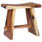 Preview: Hocker Massives Suarholz und Polyresin