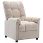 Preview: Relaxsessel Creme Stoff