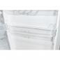 Preview: Exquisit KS16-4-HE-040E Standkühlschrank, 55 cm breit, 109L, Temperatureinstellung, LED Beleuchtung, Gemüseschublade, Eierablagen, edelstahloptik