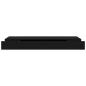 Preview: Schweberegal mit Schublade Schwarz 80x25x8 cm