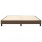 Preview: Bettgestell Dunkelbraun 160x200 cm Stoff