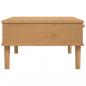 Preview: Couchtisch SENJA Rattan-Optik Braun 100x55x33 cm Kiefernholz