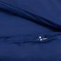 Preview: Bettwäsche-Set Marineblau 200x200 cm Leichte Mikrofaser