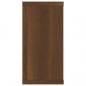 Preview: Wandregale 2 Stk. Braun Eichen-Optik 100x15x30 cm Holzwerkstoff