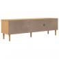 Preview: TV-Schrank SENJA Rattan-Optik Braun 158x40x49 cm Kiefernholz