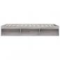Preview: Bettgestell Grau Sonoma 150x200 cm