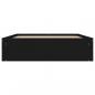 Preview: Bettgestell Schwarz 135x190 cm