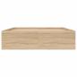 Preview: Bettgestell Sonoma-Eiche 135x190 cm