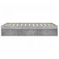 Preview: Bettgestell Betongrau 135x190 cm