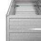 Preview: Garten-Hochbeet 100x40x45 cm Verzinkter Stahl Silber