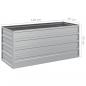 Preview: Garten-Hochbeet 100x40x45 cm Verzinkter Stahl Silber
