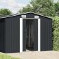 Preview: Gerätehaus 257x392x181 cm Metall Anthrazit