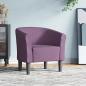 Preview: ARDEBO.de - Clubsessel Lila Stoff