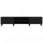 Preview: TV-Schrank Schwarz 180x31,5x40 cm Holzwerkstoff