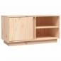 Preview: TV-Schrank 80x35x40,5 cm Massivholz Kiefer